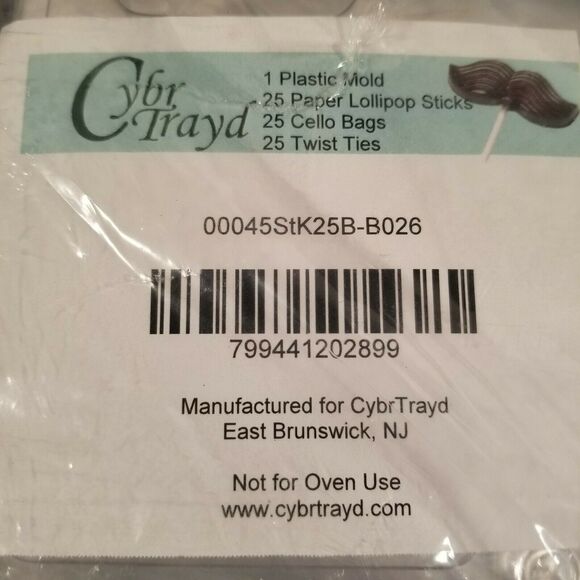 Cybrtrayd Diaper Lolli Chocolate Candy Mold +25 Bag 00045stk25b-B026 Baby Shower - Picture 3 of 5